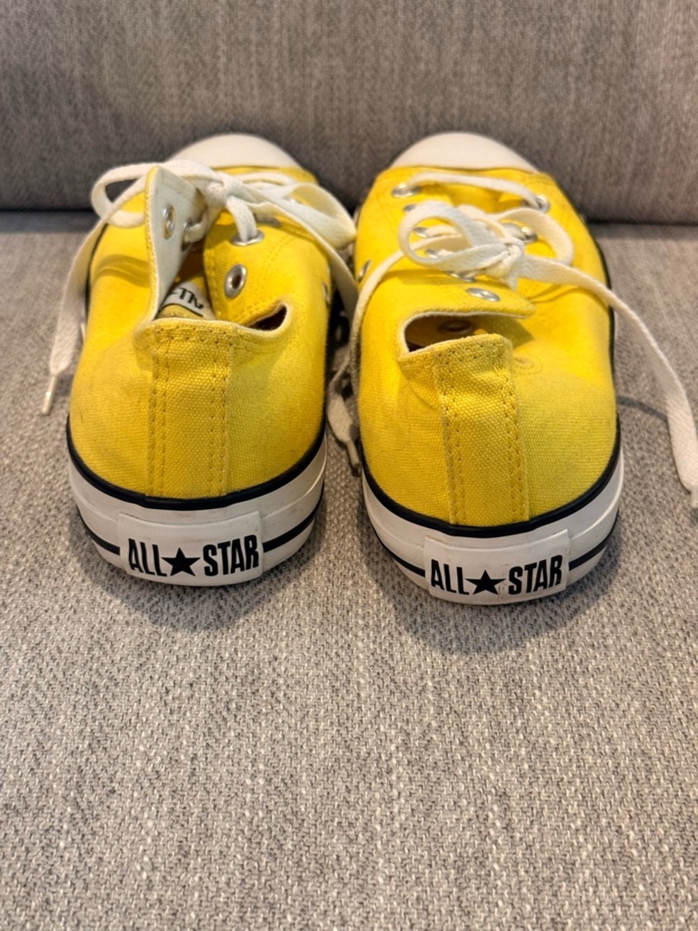 Converse Yellow Canvas Low-Top Sneakers - Picture 2 of 7